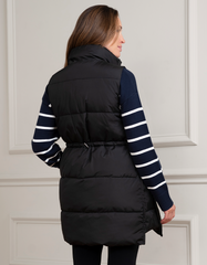 Black 3 In 1 Maternity & Babywearing Vest | Women Seraphine Coats & Jackets