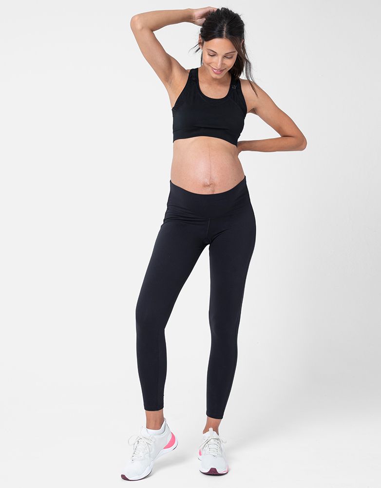 Black Bump To Postpartum Active Leggings | Women Seraphine Leggings & Tights