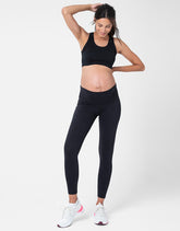 Black Bump To Postpartum Active Leggings | Women Seraphine Leggings & Tights