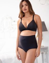 Charcoal Marl Maternity & Nursing Wireless Bra | Women Seraphine Lingerie & Shapewear