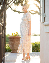 Cotton Floral Co-Ord Maternity And Nursing Set | Women Seraphine Co-ords