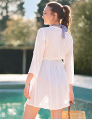 Ivory Maternity Kaftan | Women Seraphine Beach & Swimwear