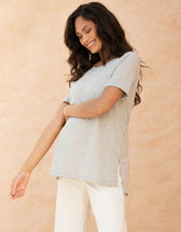 Jersey Short Sleeve Maternity T-Shirt | Women Seraphine Tops