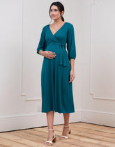 Jersey Wrap Maternity-To-Nursing Dress | Women Seraphine Formal Dresses