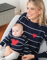 Mama & Mini Nautical Cotton Sweaters | Baby Seraphine Baby Clothes