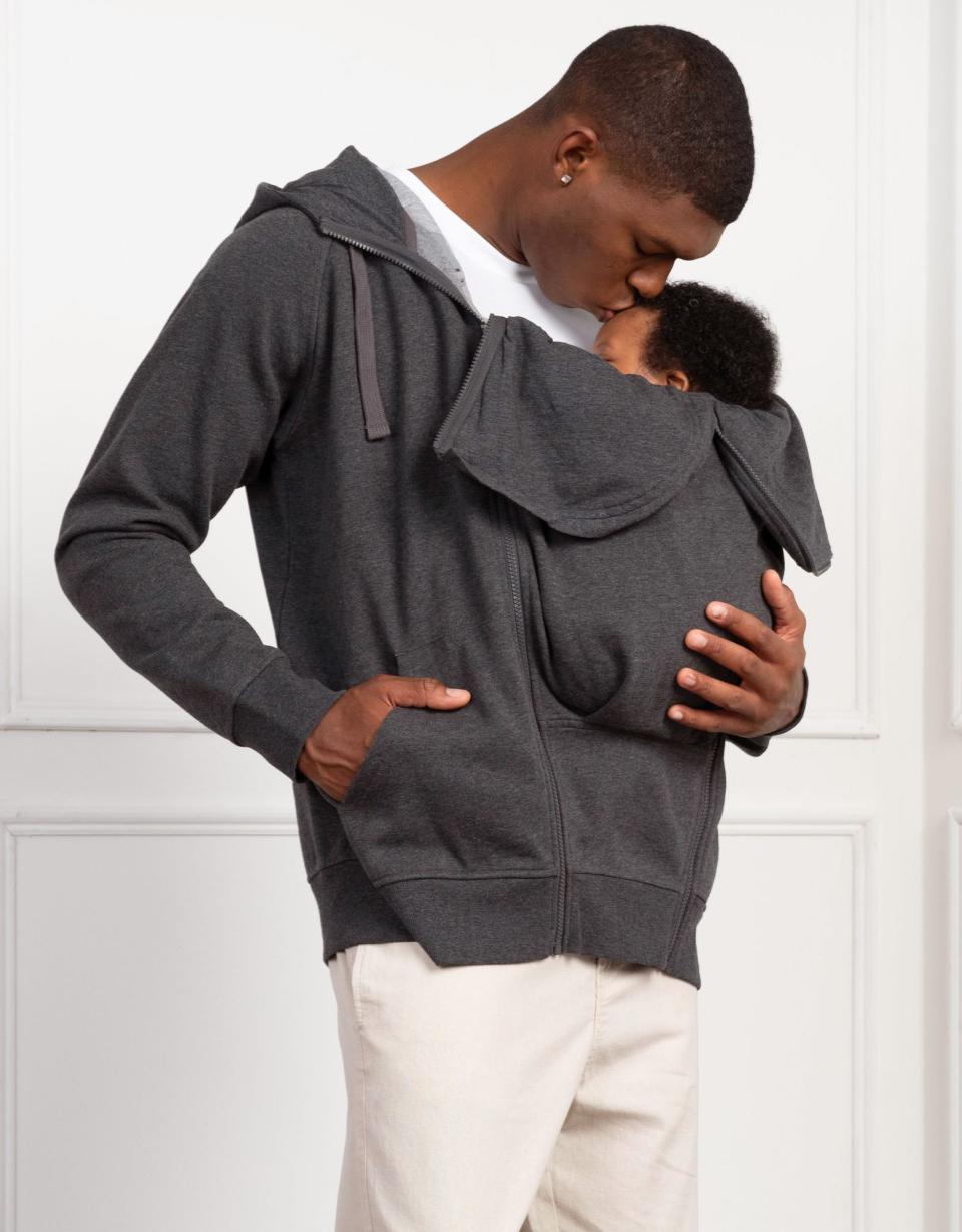 Men’s Hoodie With Baby Pouch | Women Seraphine Coats & Jackets