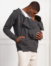 Men’s Hoodie With Baby Pouch | Women Seraphine Coats & Jackets