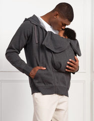 Men’s Hoodie With Baby Pouch | Women Seraphine Coats & Jackets