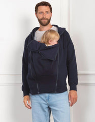 Navy Blue Men's Babywearing Hoodie | Women Seraphine Coats & Jackets
