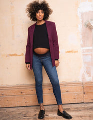 Organic Indigo Under Bump Skinny Maternity Jeans | Women Seraphine Jeans