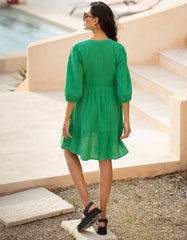 Pure Cotton Maternity-To-Nursing Tunic Dress | Women Seraphine Tops