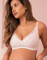 Seraphine Blush Lace Maternity & Nursing Bra | Women Seraphine Nursing Bras & Lingerie