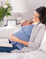 Slate Blue Cotton Skin To Skin Top | Women Seraphine Essentials