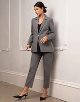 Tailored Grey Maternity Blazer | Women Seraphine Coats & Jackets