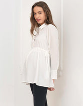 Tailored Maternity Shirt | Women Seraphine Tops