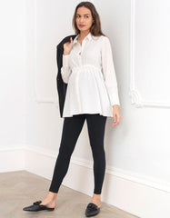 Tailored Maternity Shirt | Women Seraphine Tops