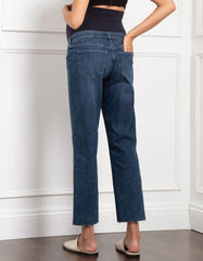 Tapered Frayed Hem Maternity Jeans | Women Seraphine Jeans