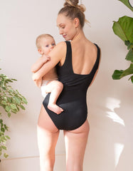 Textured Post-Maternity Compression Swimsuit | Women Seraphine Beach & Swimwear