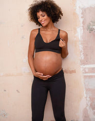 Twin Pack Bamboo Nursing Bras – Terracotta & Black | Women Seraphine Kits & Sets