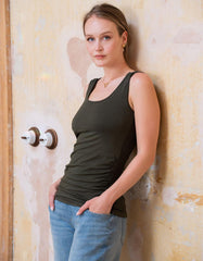 Twin Pack Maternity & Nursing Vest Tops – Khaki & Blush | Women Seraphine Kits & Sets