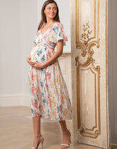 Vintage Floral Maternity & Nursing Dress | Women Seraphine Dresses