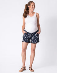 Woven Floral Print Maternity Shorts | Women Seraphine Shorts