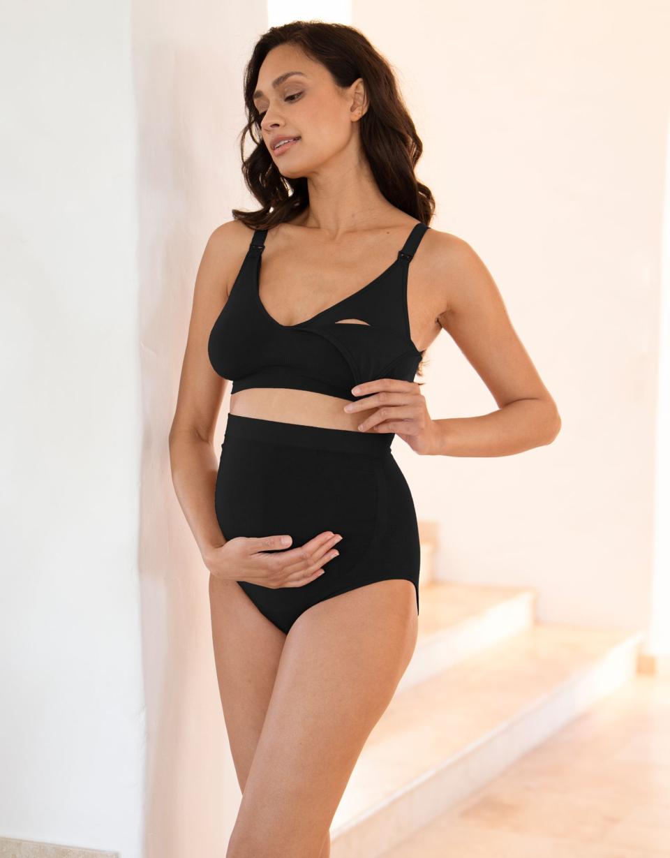 2-Pack Seamless Bamboo Maternity-To-Nursing Bras | Women Seraphine Essentials