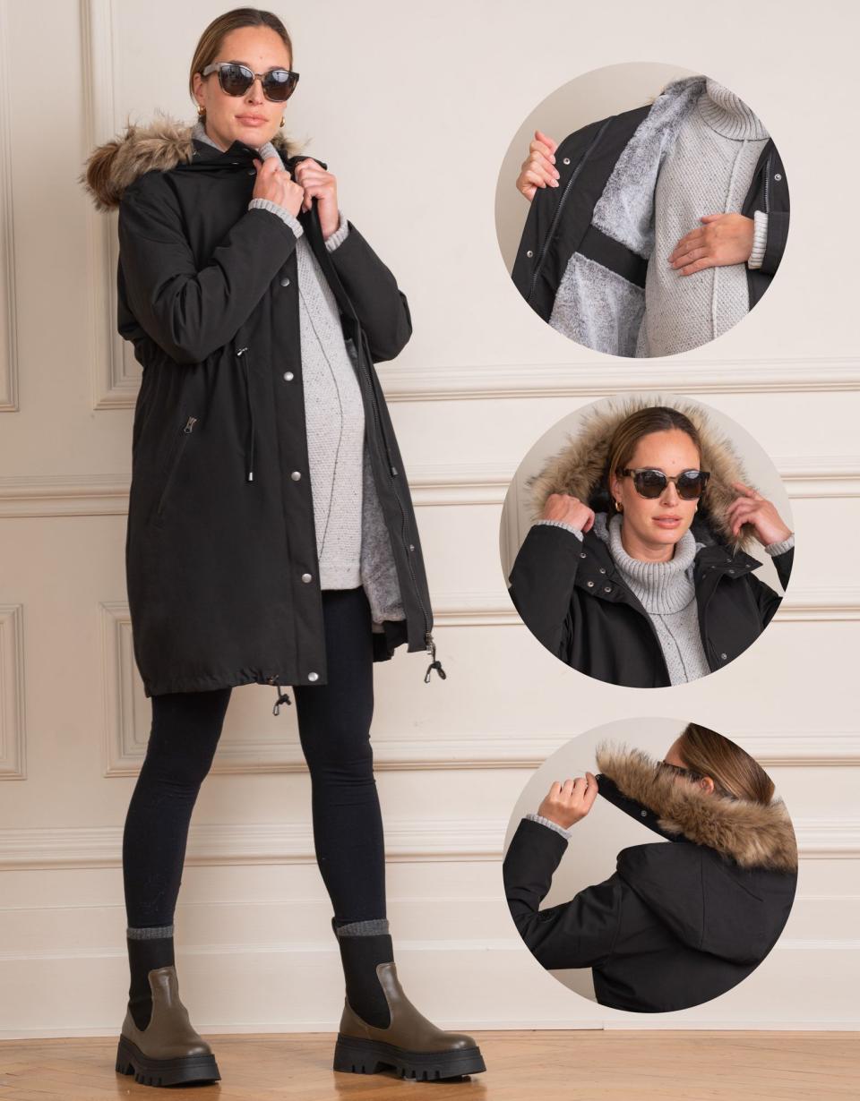 3 In 1 Winter Maternity Parka | Women Seraphine Coats &amp; Jackets
