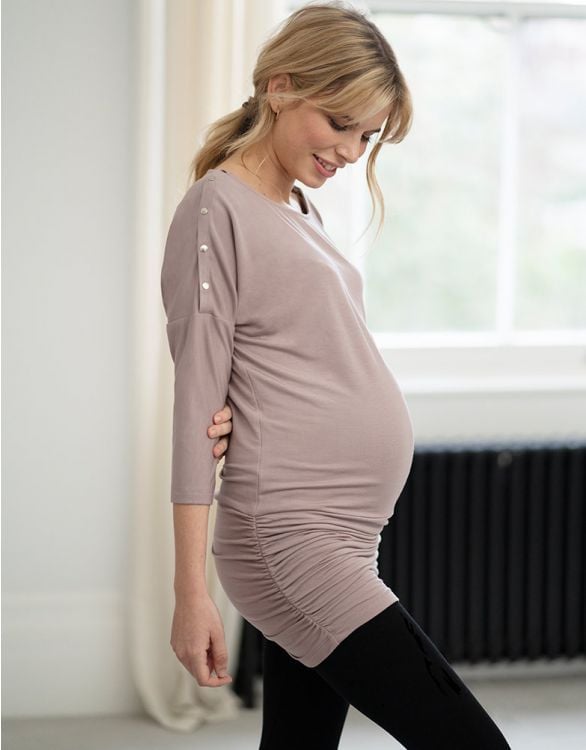 Black Bamboo Active Under-Bump Maternity Leggings | Women Seraphine Leggings &amp; Tights