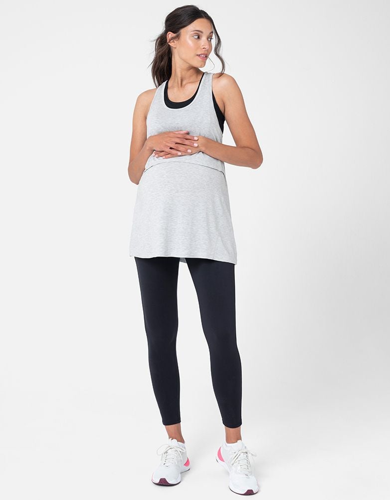 Black Bump To Postpartum Active Leggings | Women Seraphine Leggings &amp; Tights