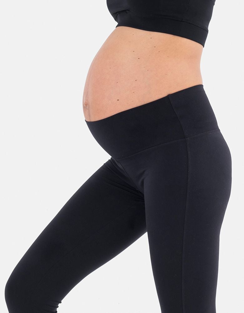 Black Bump To Postpartum Active Leggings | Women Seraphine Leggings &amp; Tights