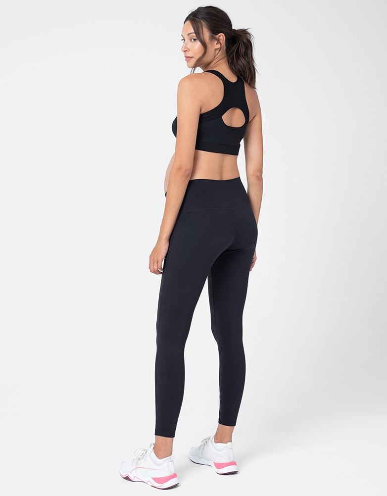 Black Bump To Postpartum Active Leggings | Women Seraphine Leggings &amp; Tights