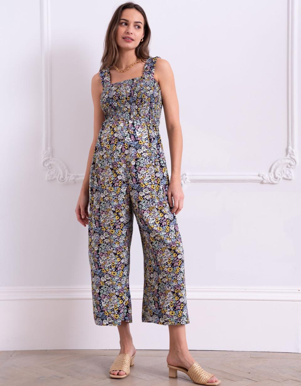 Black Drawstring Maternity Joggers | Women Seraphine Jumpsuits