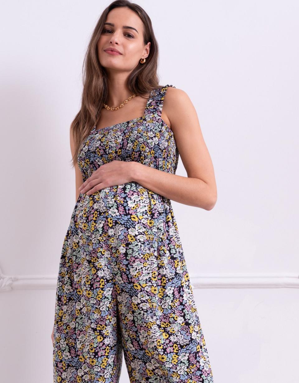 Black Drawstring Maternity Joggers | Women Seraphine Jumpsuits