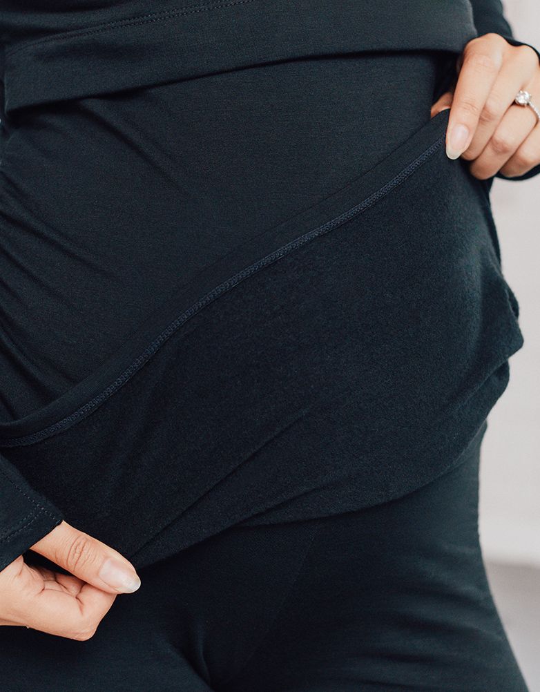 Black Thermal Maternity Leggings | Women Seraphine Leggings &amp; Tights