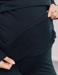 Black Thermal Maternity Leggings | Women Seraphine Leggings &amp; Tights
