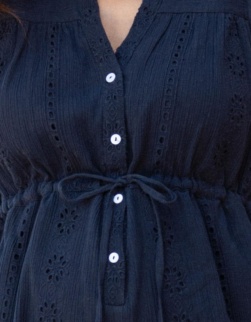 Button-Down Maternity Romper | Women Seraphine Jumpsuits