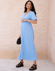 Button-through V Neck Maternity And Nursing Dress | Women Seraphine Dresses