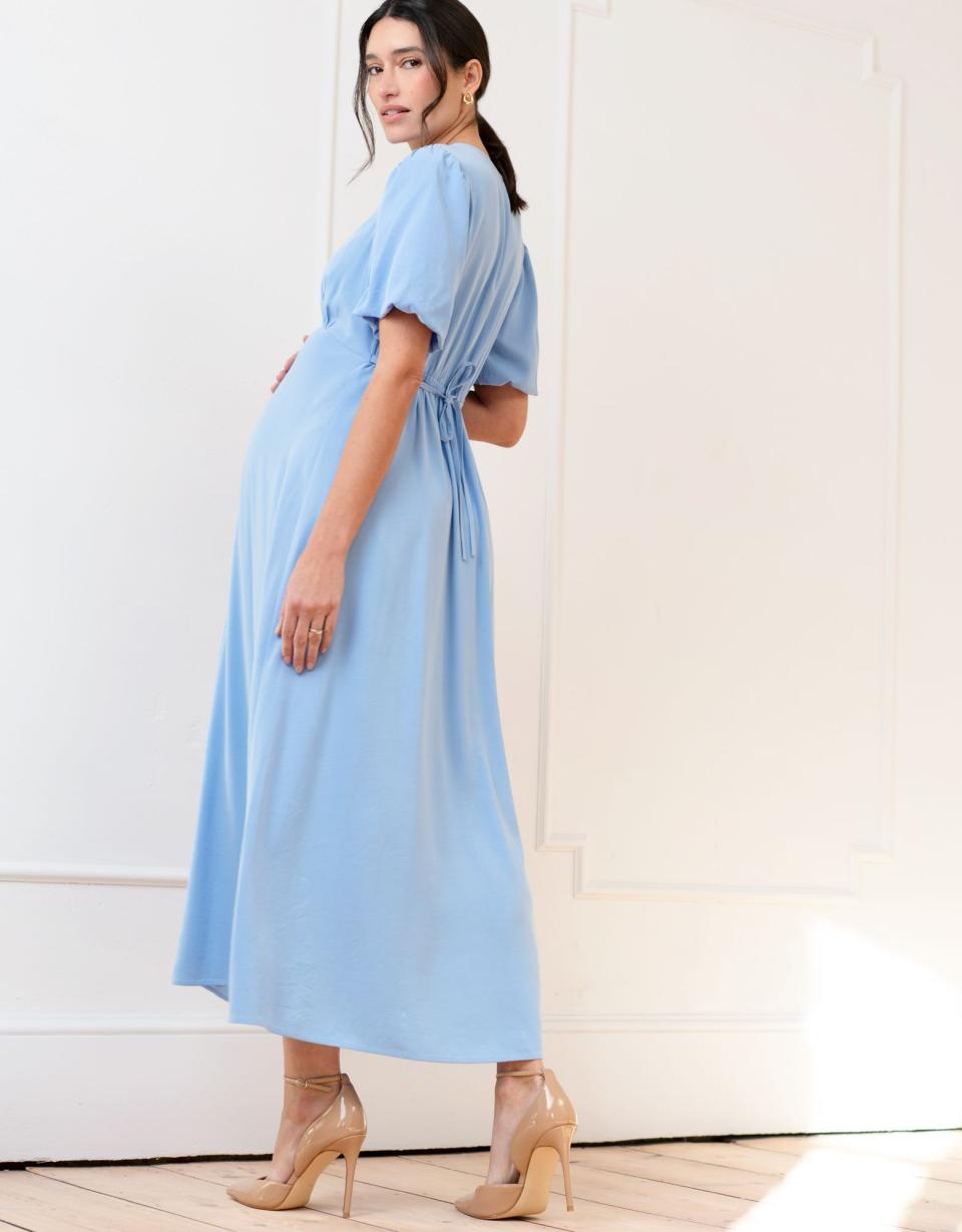 Button-through V Neck Maternity And Nursing Dress | Women Seraphine Dresses