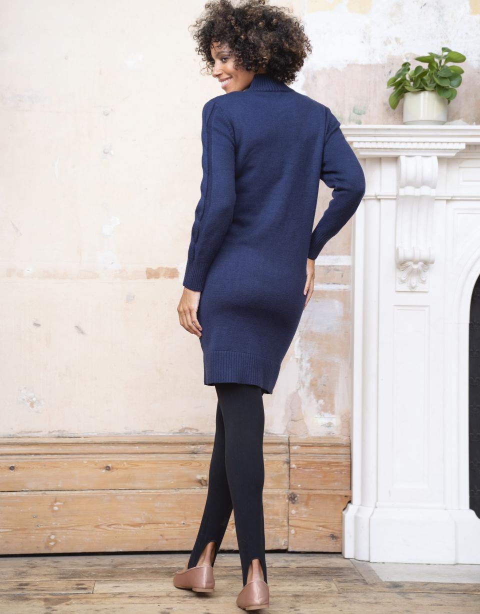 Cable Knit Maternity &amp; Nursing Tunic | Women Seraphine Jumpers &amp; Knitwear