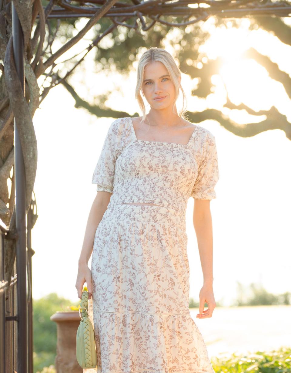 Cotton Floral Co-Ord Maternity And Nursing Set | Women Seraphine Co-ords