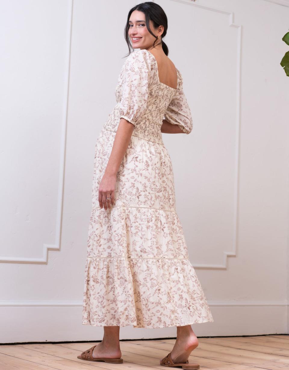 Cotton Floral Co-Ord Maternity And Nursing Set | Women Seraphine Co-ords