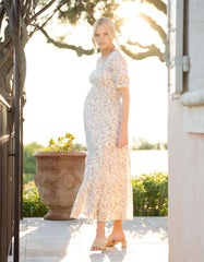 Cotton Floral Co-Ord Maternity And Nursing Set | Women Seraphine Co-ords