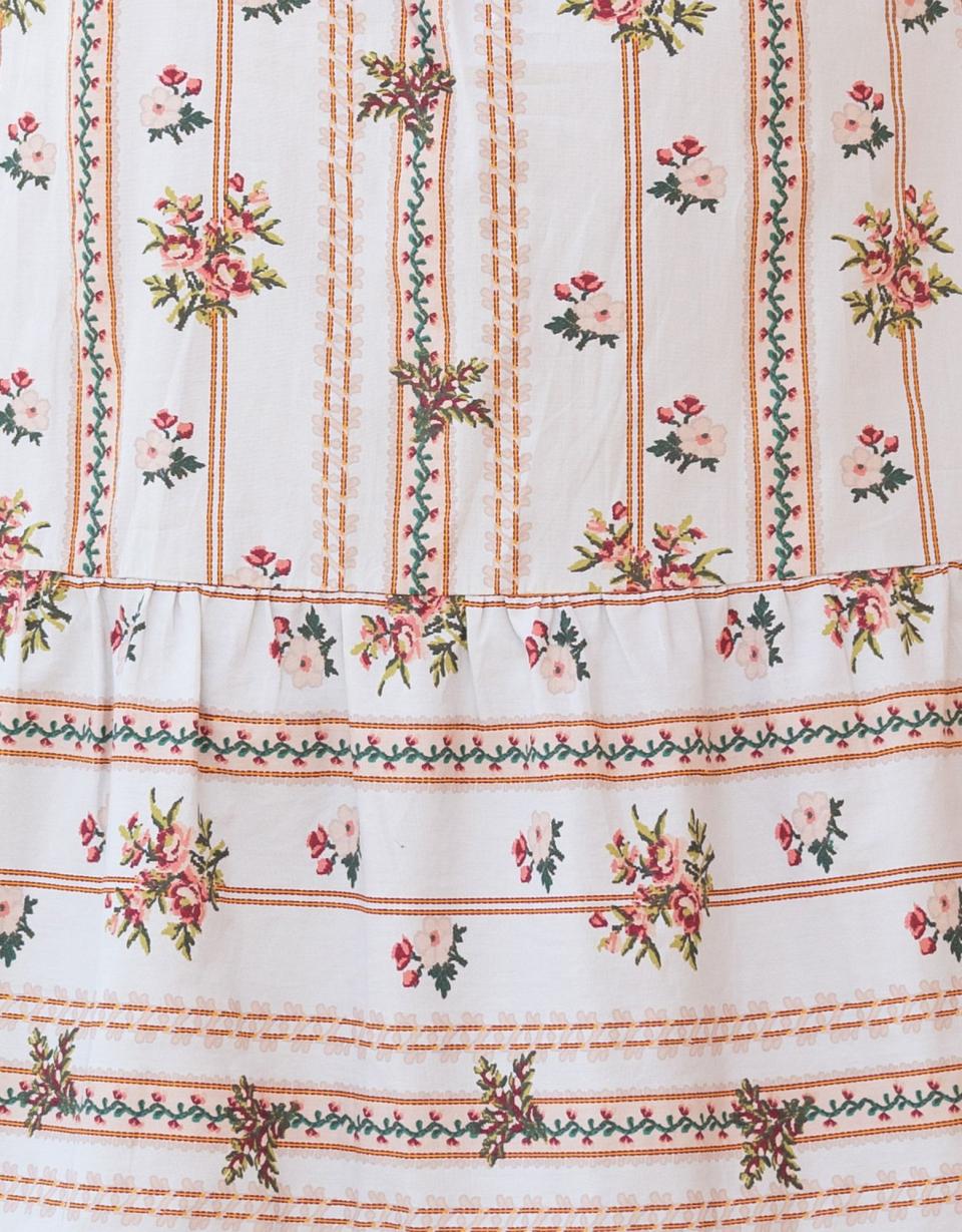 Cotton Shirred Strappy Midi Maternity-To-Nursing Dress | Women Seraphine Dresses