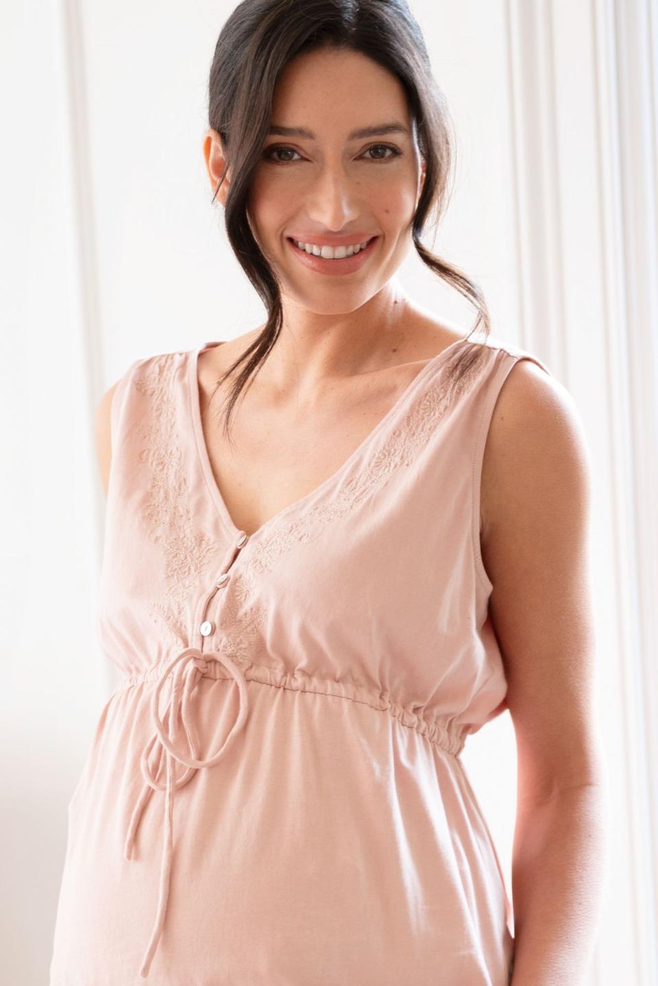 Cotton Short Pajama Maternity-To-Nursing Set | Women Seraphine Kits &amp; Sets