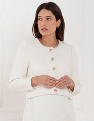 Cropped Tweed Jacket | Women Seraphine Co-ords