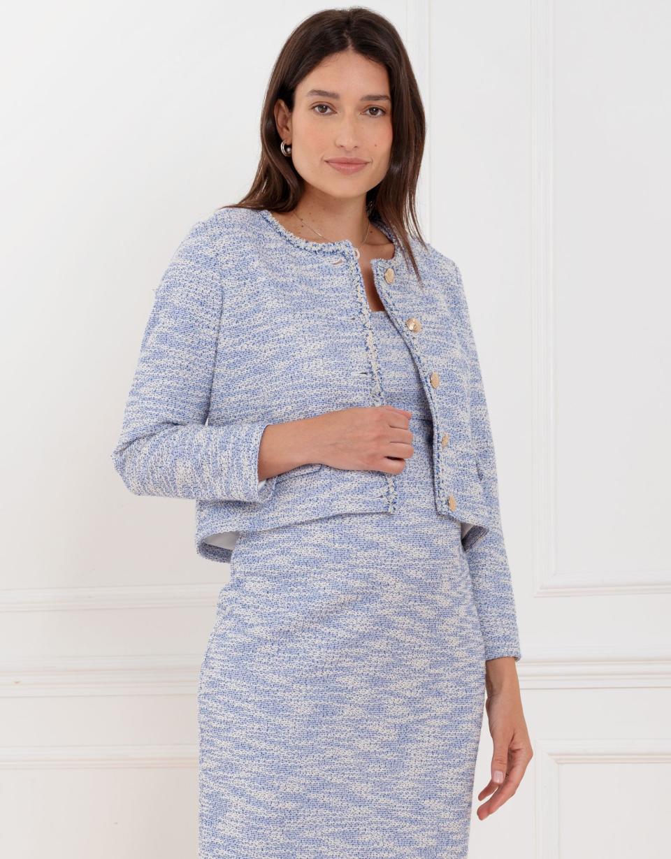 Cropped Tweed Jacket | Women Seraphine Co-ords