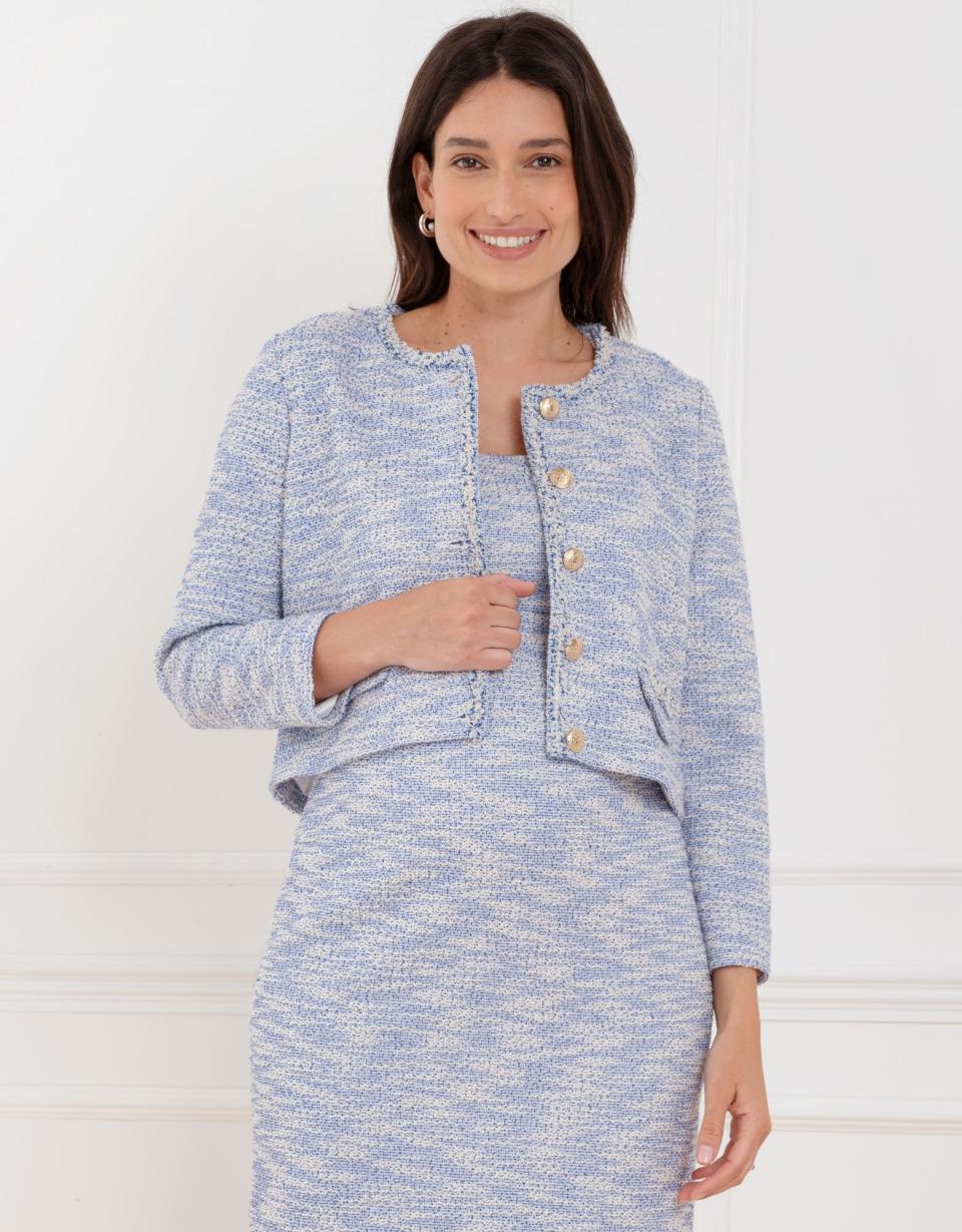 Cropped Tweed Jacket | Women Seraphine Co-ords