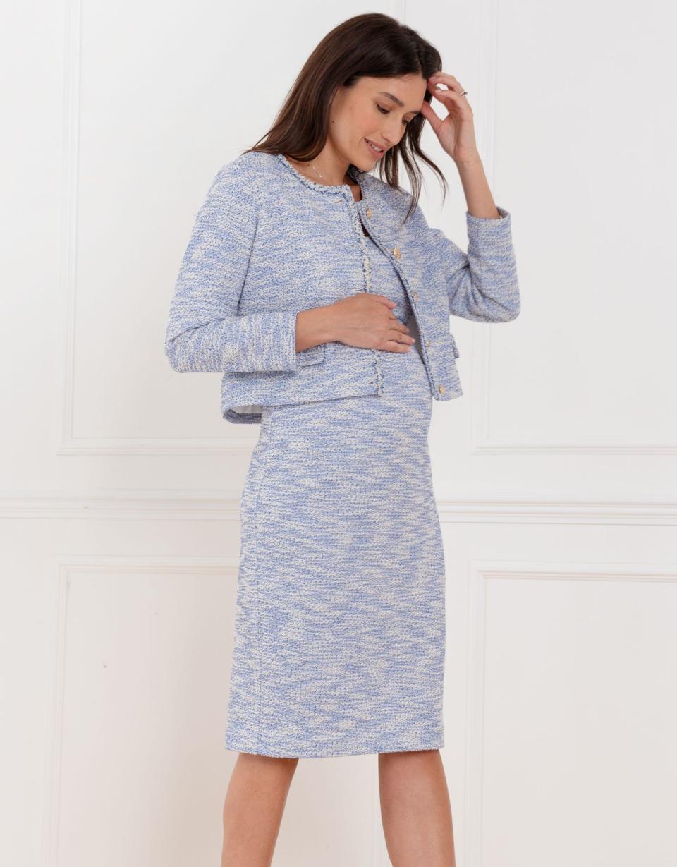 Cropped Tweed Jacket | Women Seraphine Co-ords