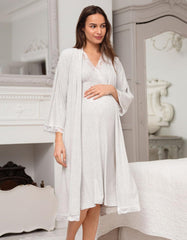 Crossover Pregnancy And Maternity Nightie | Women Seraphine Sleepwear